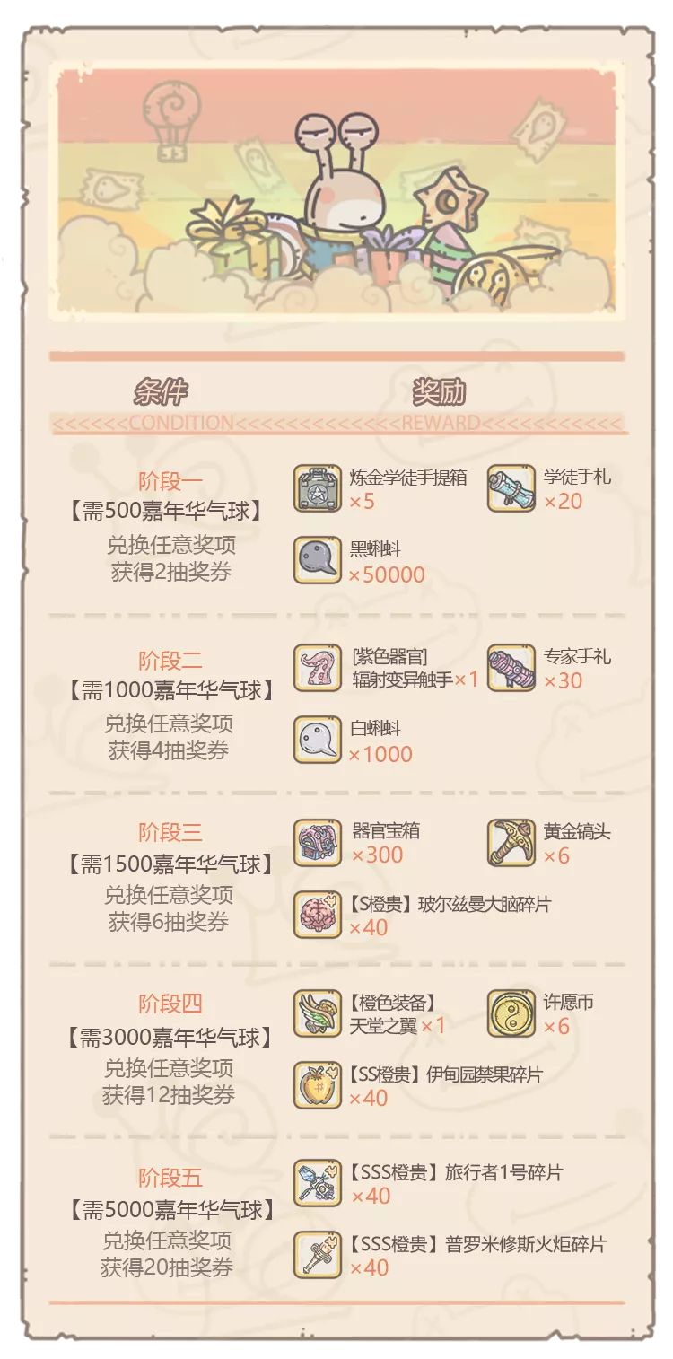 最强蜗牛嘉年华气球兑换攻略