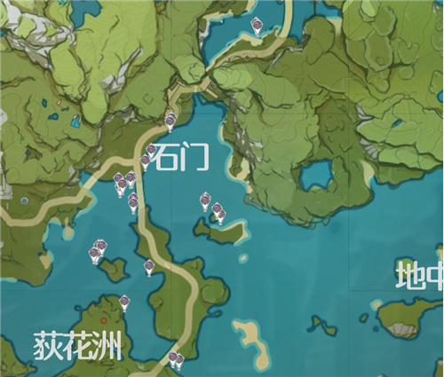 原神璃月区域特产分布图一览