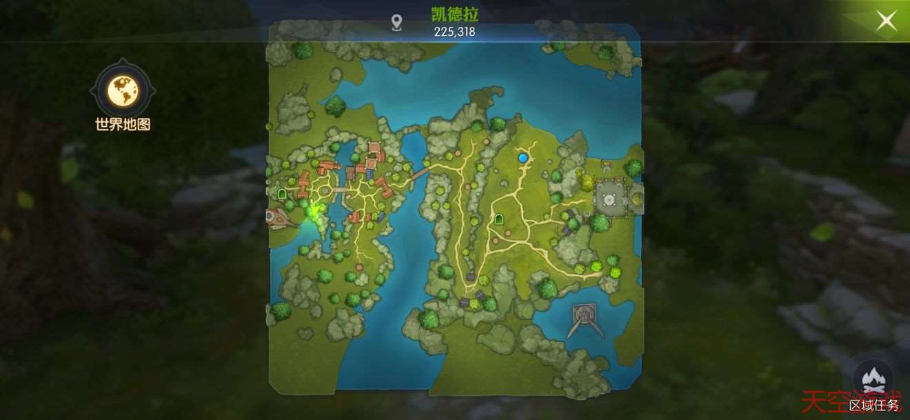 龙之谷2手游凯德拉风景点位置介绍