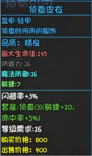 大千世界重案组宝箱内的侦查皮衣介绍