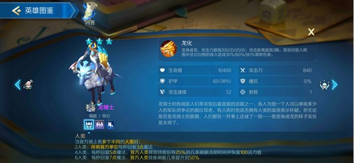 战歌竞技场人类种族图鉴大全