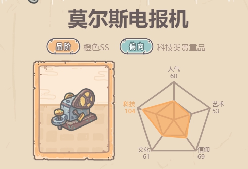 最强蜗牛莫尔斯电报机贵重品攻略