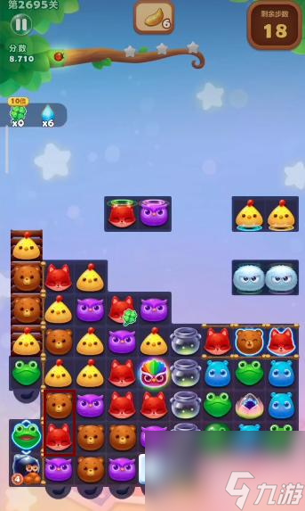消消乐2695关怎么过？ （开心消消乐2695关）