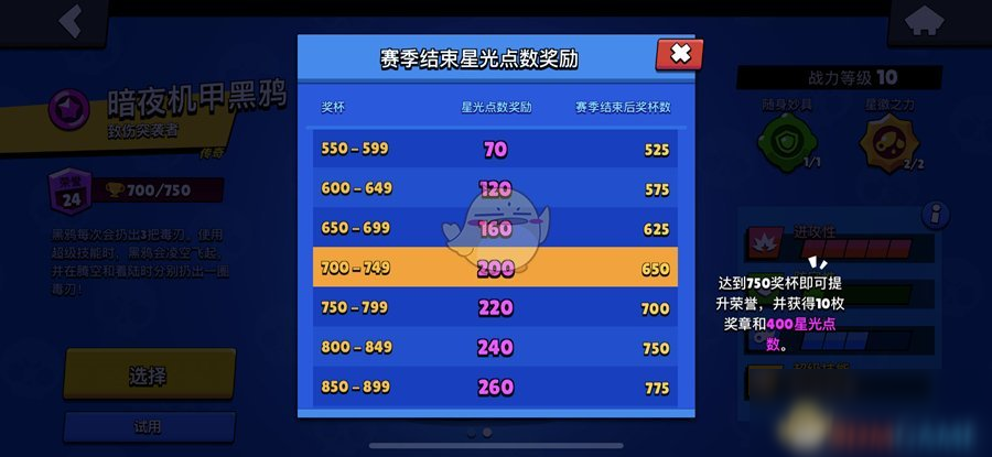 《荒野乱斗》赛季结束结算规则一览