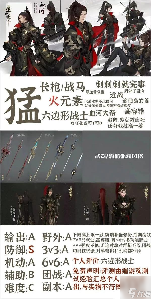 逆水寒手游血河有女角色吗 血河职业选择攻略
