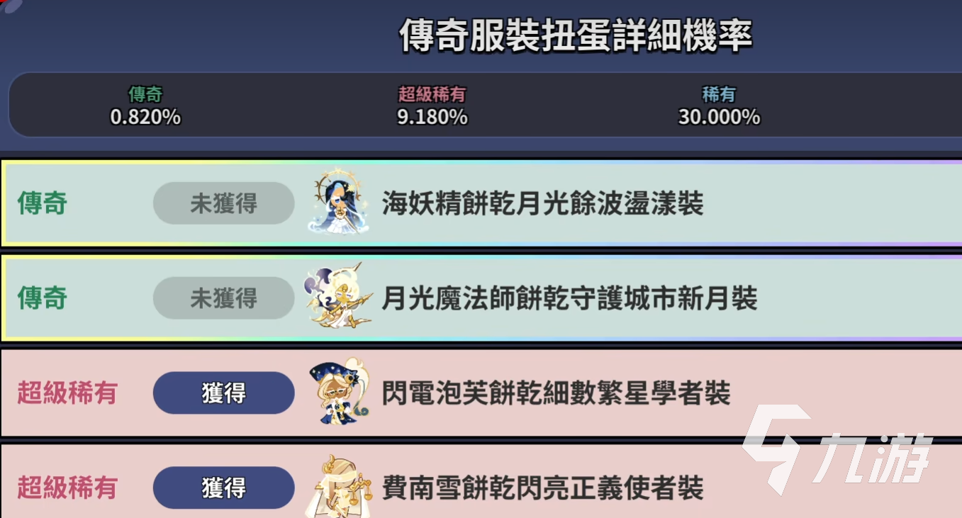 冲呀饼干人王国饼干有哪些