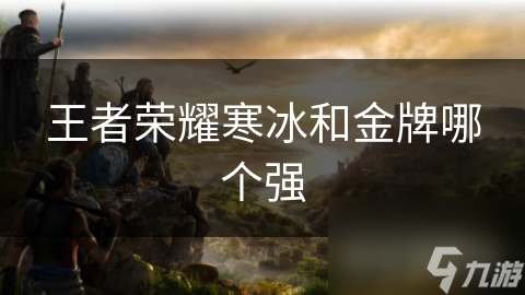 王者荣耀寒冰和金牌哪个强