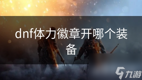 dnf体力徽章开哪个装备