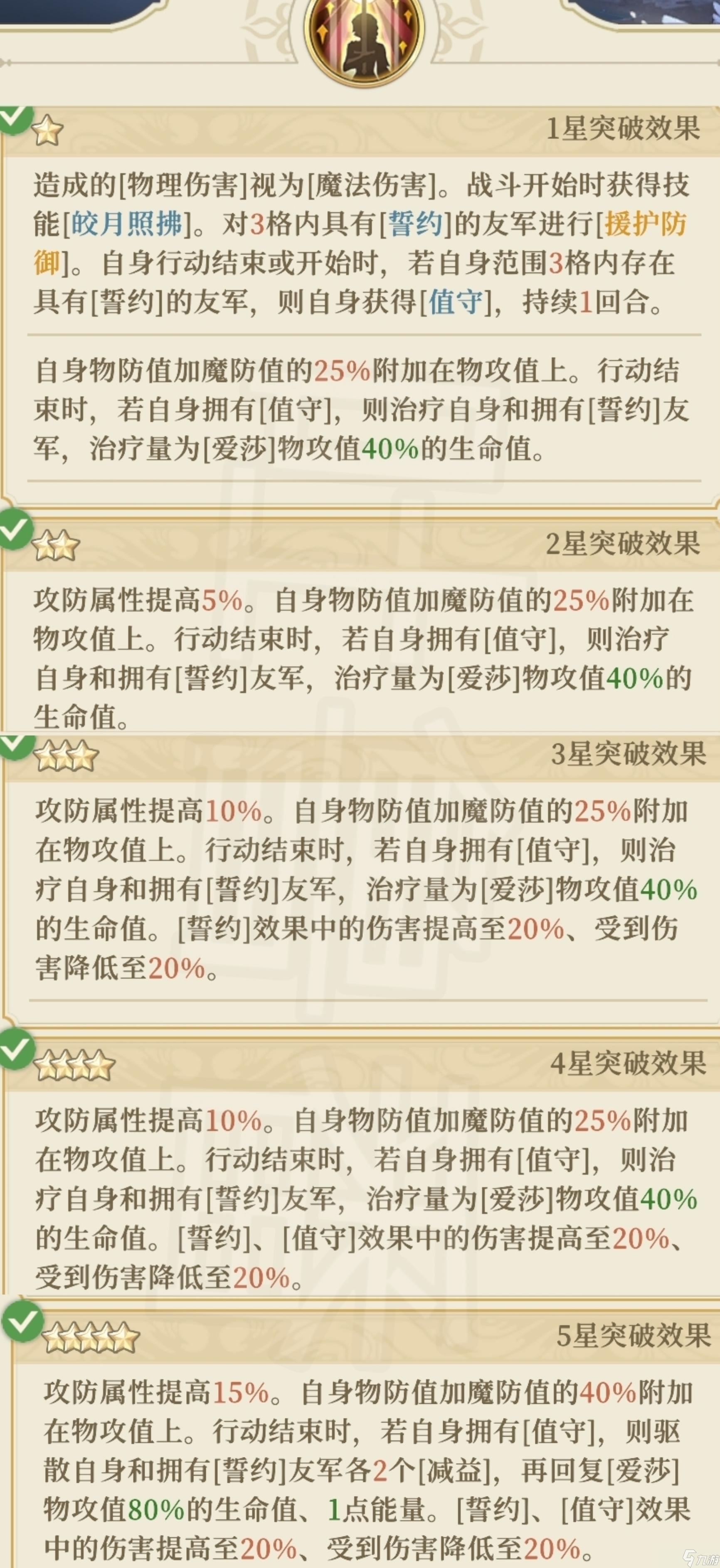 铃兰之剑 为这和平的世界 全技能解析 暖心侍卫-爱莎 防御者