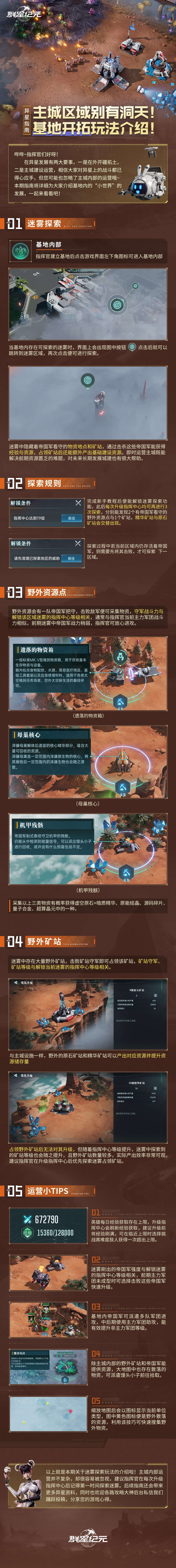 异星指南丨主城区域别有洞天！基地开拓玩法介绍！