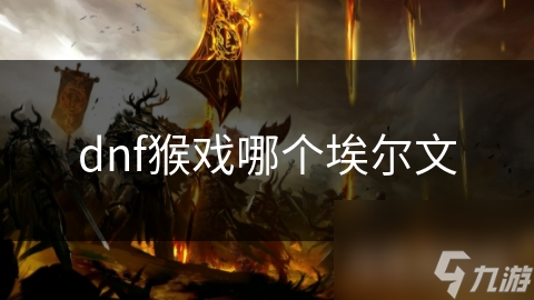 dnf猴戏哪个埃尔文