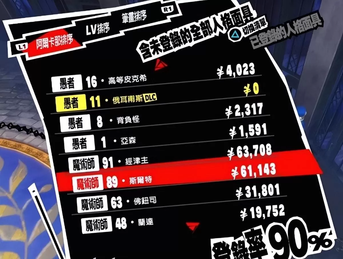 女神异闻录5皇家版人格面具怎么合成?女神异闻录5皇家版面具合成方法教学攻略