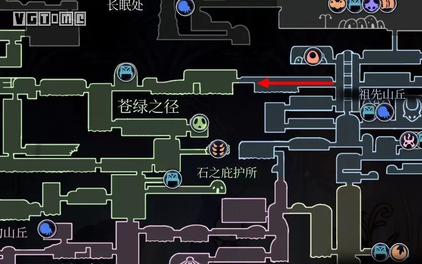 空洞骑士苍绿之径地图,空洞骑士苍绿之径玩法详细介绍