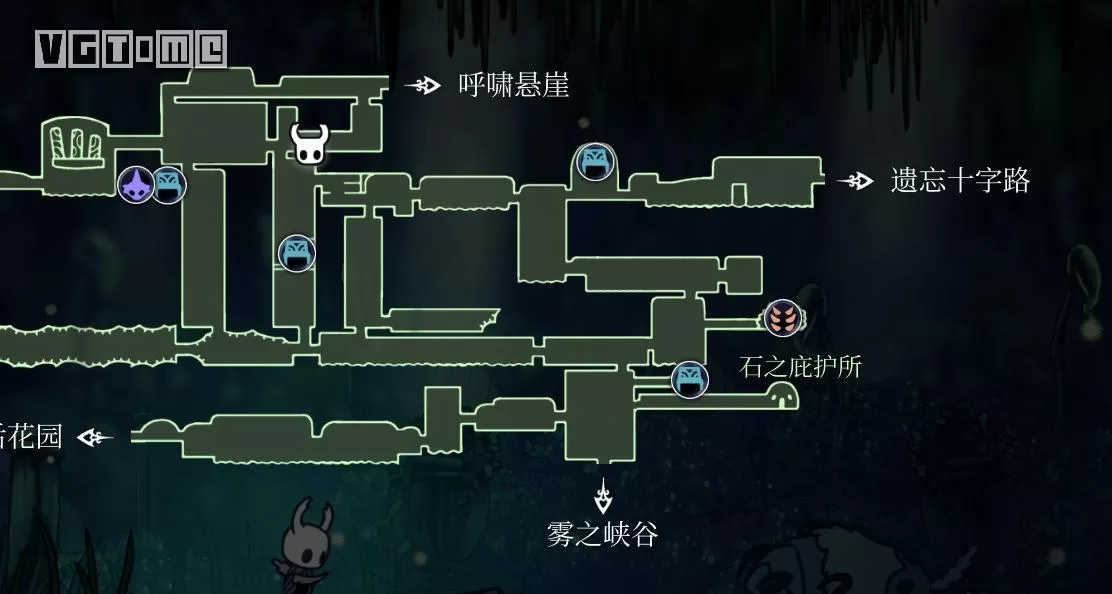 空洞骑士苍绿之径地图,空洞骑士苍绿之径玩法详细介绍
