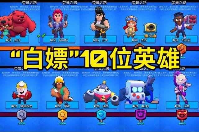 荒野乱斗怎么领英雄?荒野乱斗怎么免费获得英雄