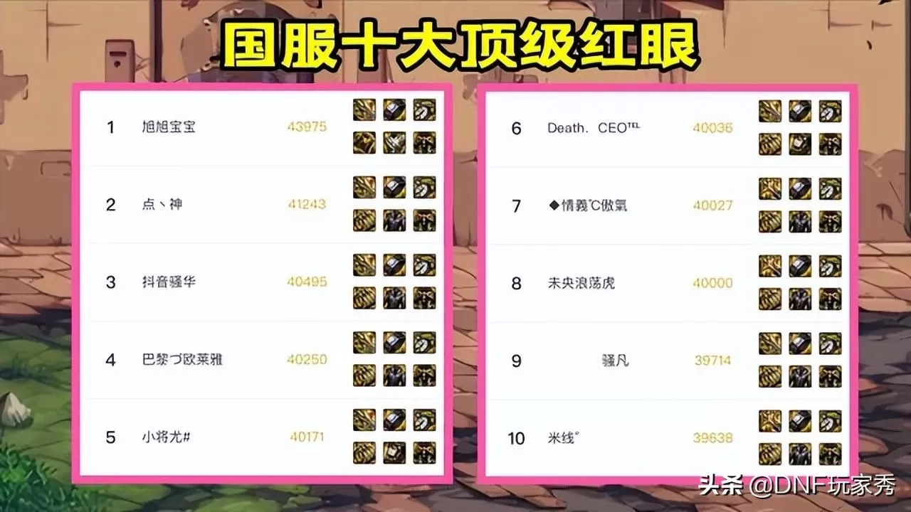 110dnf红眼用什么武器?dnf红眼武器最强推荐
