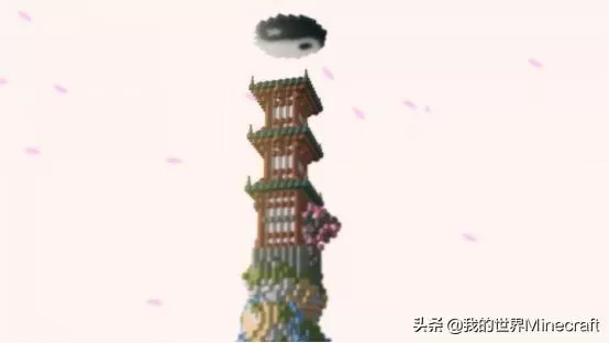 迷你世界的古风塔楼,迷你适合登高的高塔建筑