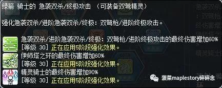 冒险岛双弩升级路线,冒险岛手游双弩职业攻略