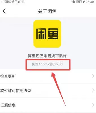 咸鱼怎么查看版本号?-咸鱼查看版本号的方法