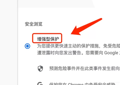谷歌浏览器Google Chrome For Mac如何设置增强型保护-设置教程