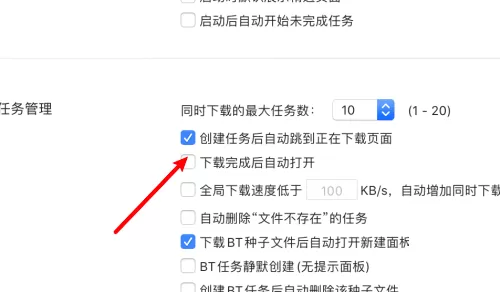 迅雷mac版怎么设置创建任务后停留在当前页面-迅雷mac版教程