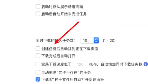 迅雷mac版怎么设置创建任务后停留在当前页面-迅雷mac版教程