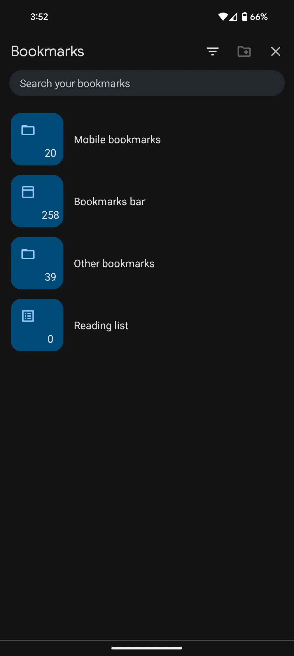 谷歌浏览器app更新120版本,全新书签界面设计上线