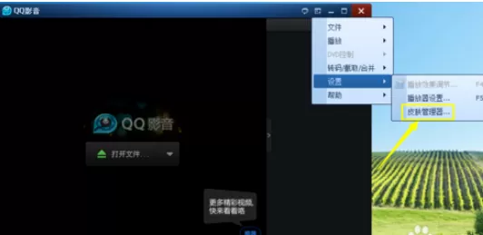 QQ影音自定义皮肤的操作技巧