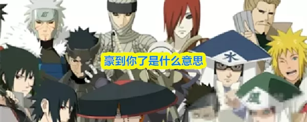 豪到你了是什么意思 豪到你了吗