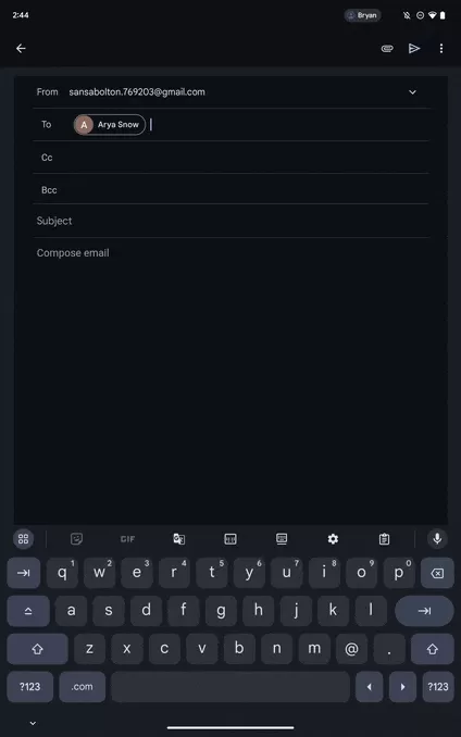 谷歌更新安卓Gmail:新增拖拽添加抄送和密送联系人/邮件地址功能