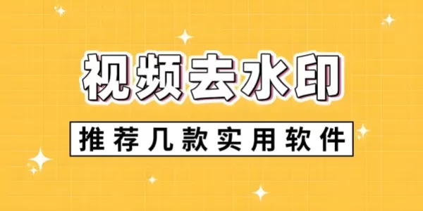 视频去水印软件有哪些?国内外最实用的视频去水印工具大盘点