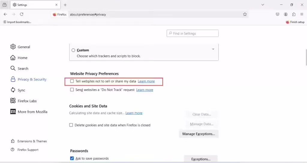 火狐浏览器Firefox版本135起取消“请勿跟踪”功能,GPC成为新的隐私保护主力