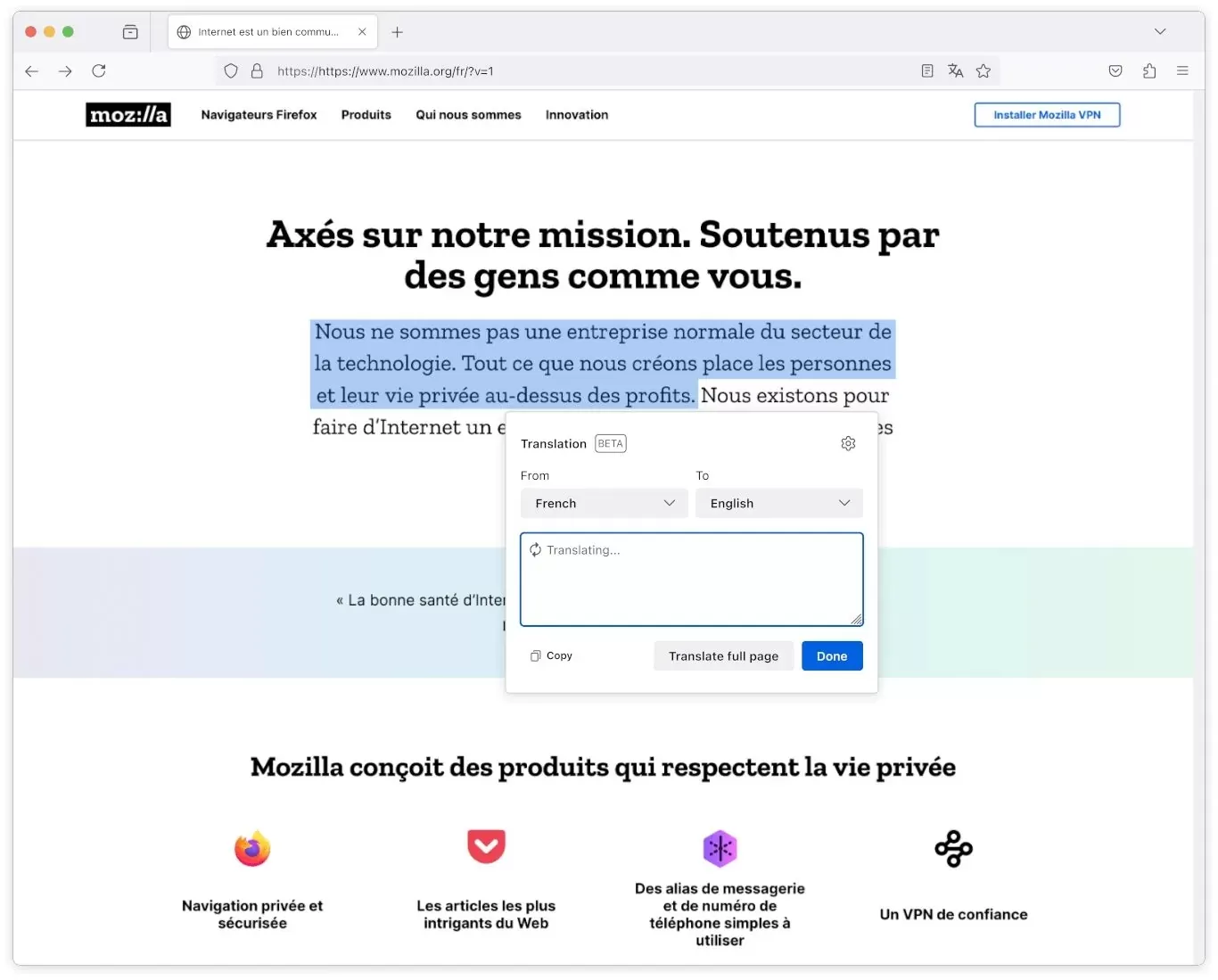 Mozilla 发布 Firefox 130:新增翻译优化、画中画自动化及 AI 聊天机器人等创新特性