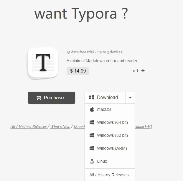 Typora 编辑器推出 1.0 正式版 买断制售价89元