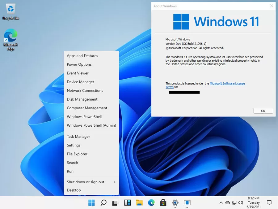 Windows 11 Build 21996.1 Dev 版 ISO 镜像截图一览