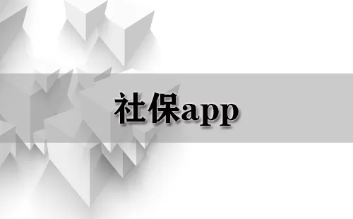 社保app大全-社保app哪个好