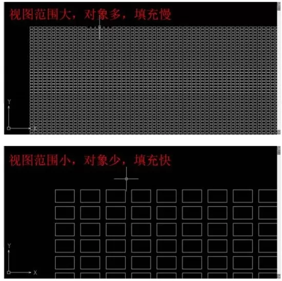 CAD处理多对象图纸如何加快填充效率