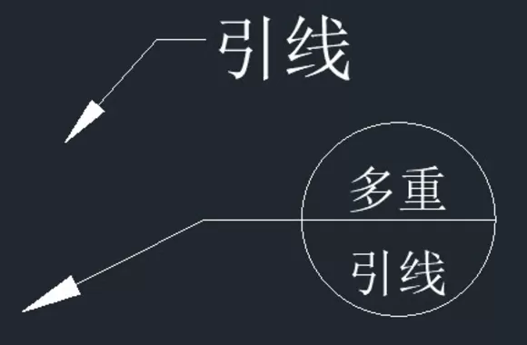 CAD绘制引线的方法