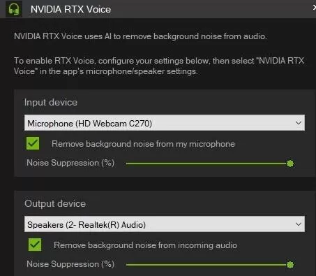 NVIDIA带来一款RTX Voice软件