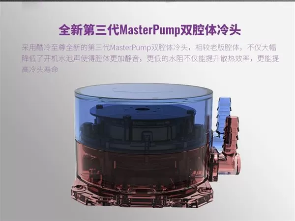 酷冷至尊升级冰神B系列水冷:改善噪音