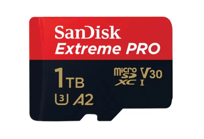 闪迪上架1TB MicroSD卡:3999元