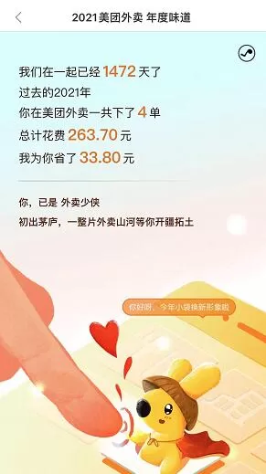 美团外卖“ 2021美团外卖年度味道”上线