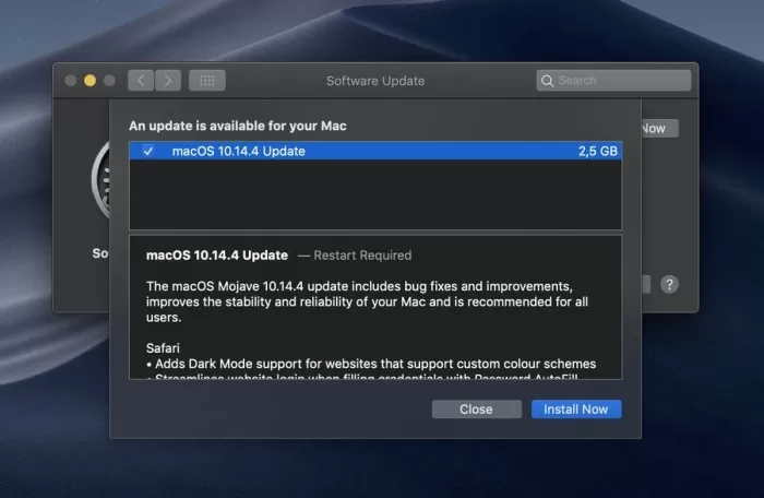 苹果正式带来macOS Mojave 10.14.4系统更新