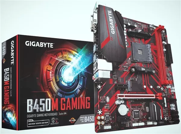 技嘉发布B450M Gaming：采用24-Pin ATX+8-Pin EPS供电