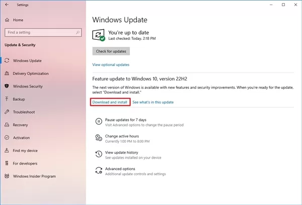 Windows 10 22H2正式发布