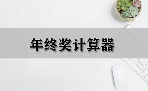 年终奖计算器大全-年终奖计算器哪个好