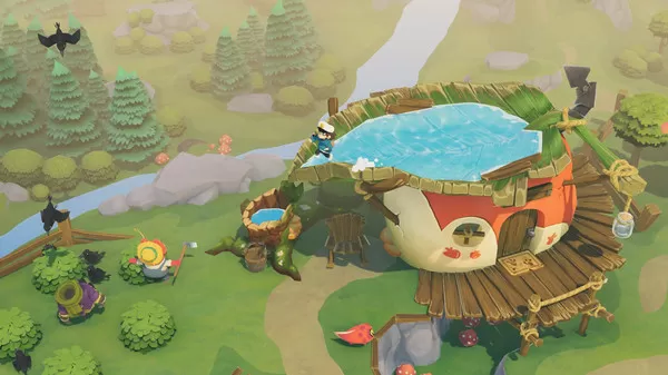 沙盒益智冒险游戏《蛙岛时光》现已在Steam发售