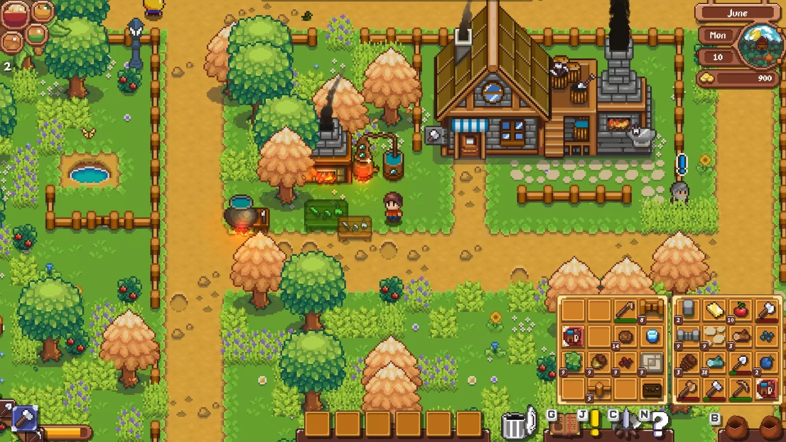 农业建造游戏《像素郡物语》现已上架Steam 预计明年发售