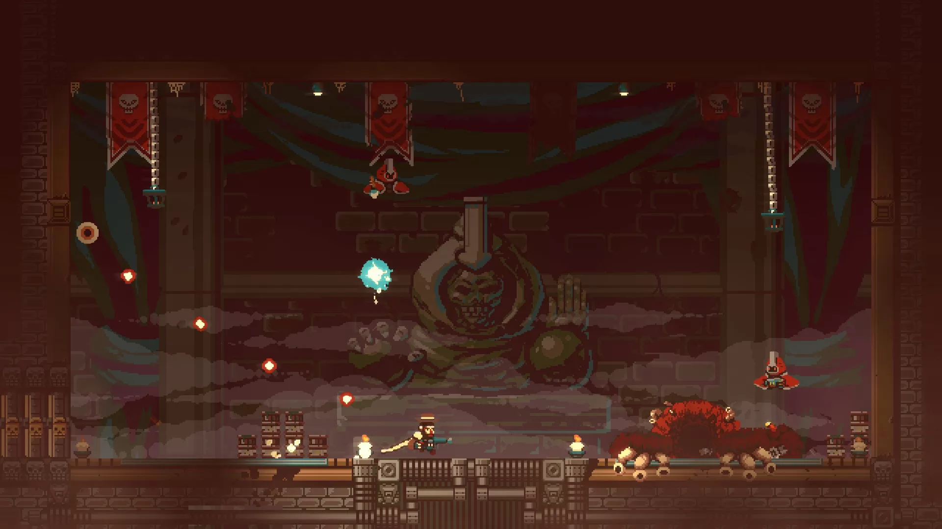 黑色朋克动作冒险游戏《Gunbrella》预计2023年推出
