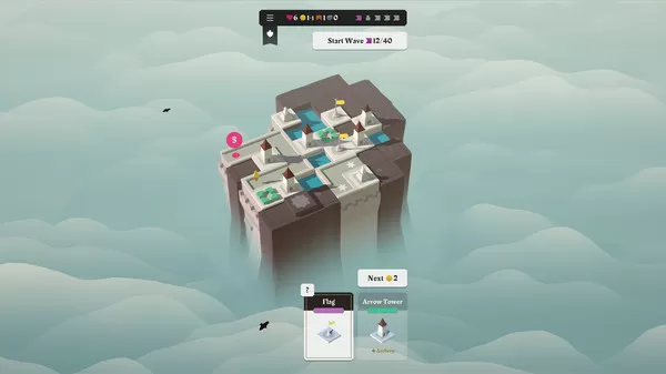 塔防棋盘肉鸽游戏《箭之岛屿》现已上线Steam